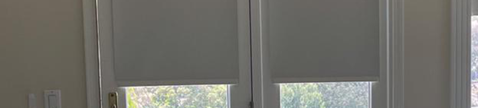 Motorized Lutron Blackout Shades in Pacifica