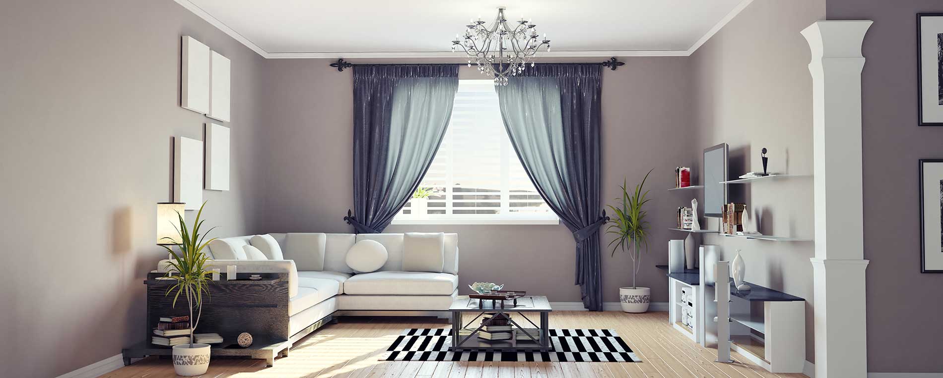 Motorized Blackout Curtains for Bedroom Windows, San Bruno